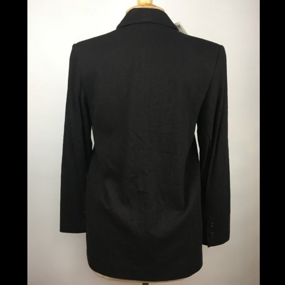 Zara Black Single Button Blazer New with Tags Sz S - Picture 9 of 10